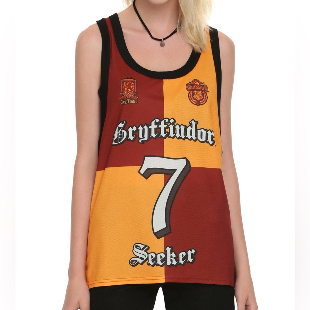 Harry Potter Gryffindor Seeker Girls Jersey Tank Top size XL